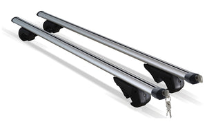Streetwize Aluminium Locking Bars For Roof Rails 135cm