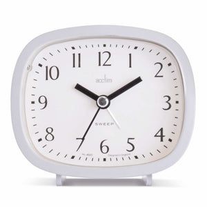 Anglo Continental Hilda Alarm Clock White