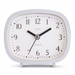 Anglo Continental Hilda Alarm Clock White