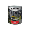 Ronseal Direct To Metal Paint 750ml Black Satin