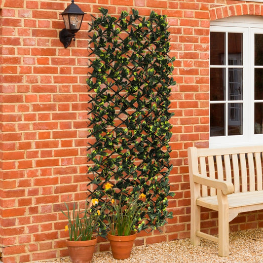 Ambassador Expanding Artificial Trellis Green Leaves 180cm x 60cm