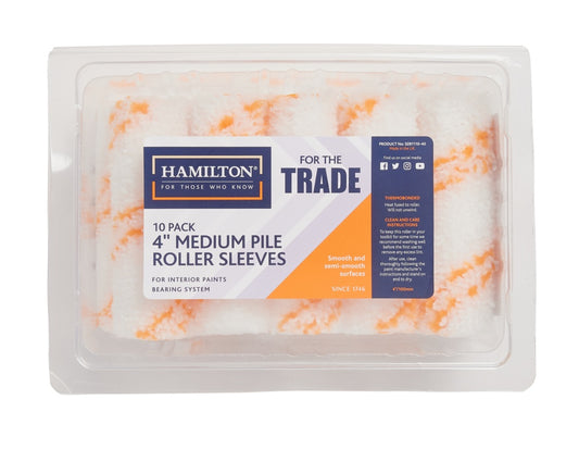 Hamilton For The Trade Medium Pile Sleeves Pack 10 4"