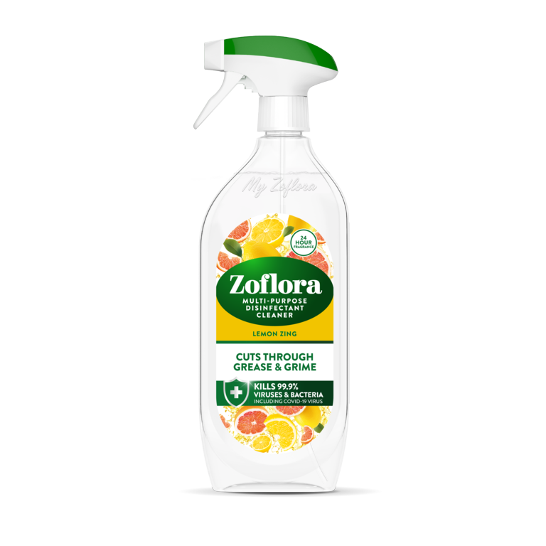 Zoflora Multi Purpose Disinfectant Cleaner 800ml Lemon Zing