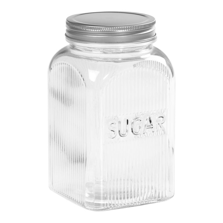 Tala Glass Jar With Screw Top Lid Sugar 1250ml