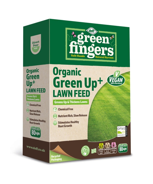 GREEN FINGERS Organic Green Up Lawn Feed 1.25kg