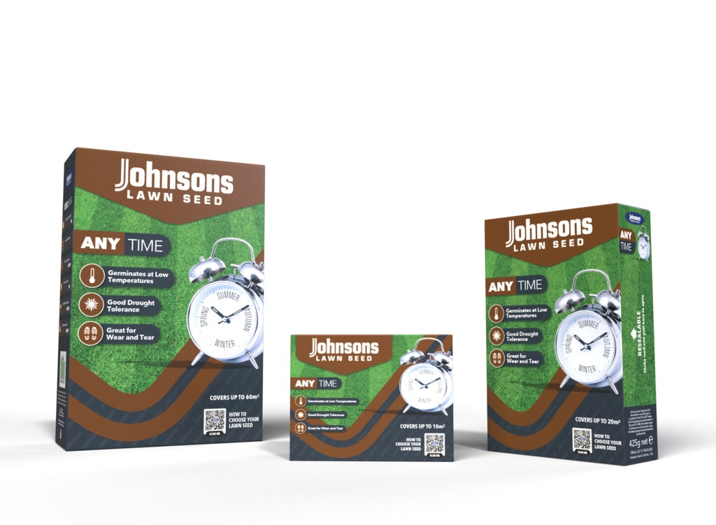 Johnsons Lawn Seed Anytime 60sqm/1.275kg
