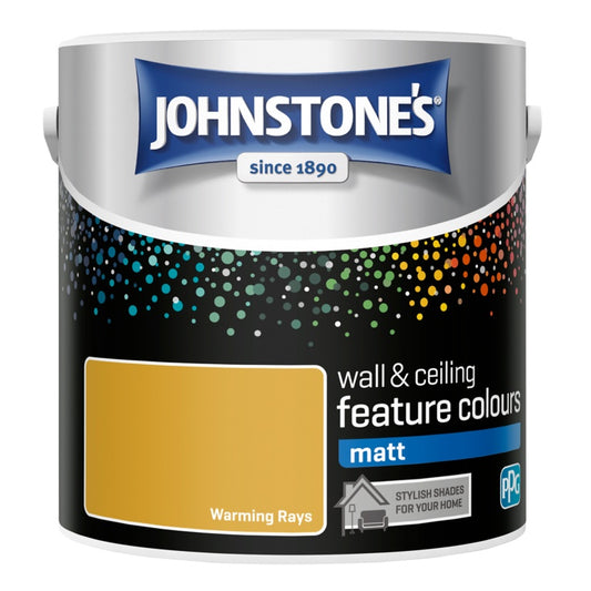 Johnstone's Feature Wall Matt 2.5L Warming Rays