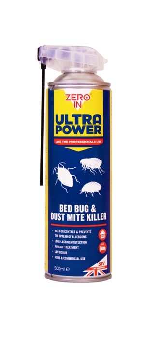 Zero In Ultra Power Bed Bug & Dust Mite Killer 500ml