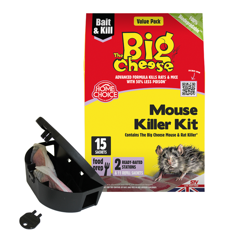 The Big Cheese Mouse Killer Kit 15 Sachet