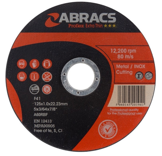 Abracs Phoenix Ultra Thin Cutting Disc 115mm x 0.75mm x 22mm