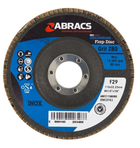 Abracs Flap Disc 115mm 80g