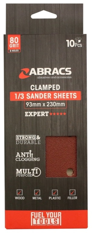Abracs Orbital Sheet Med 93 x 230mm 80g