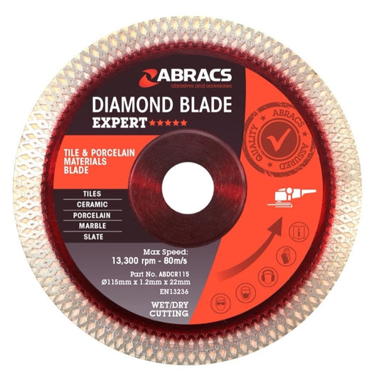 Abracs X-Tech Tile Blade 115mm x 1.2mm x 22.23mm