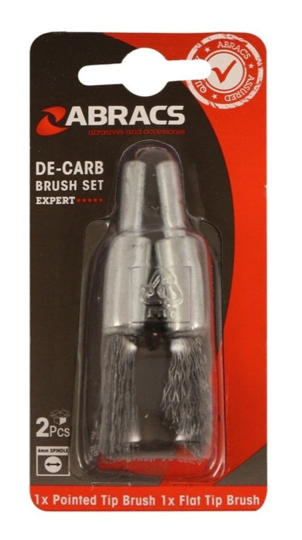 Abracs De-Carb Wire Brush Set 2 Piece