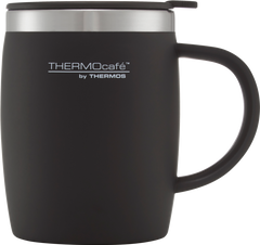 Thermos Thermocafe Soft Touch Desk Mug Black 450ml