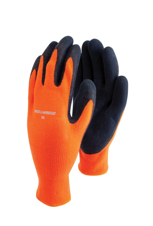 Town & Country Mastergrip Thermal Orange Gloves M