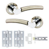 Smiths Architectural Mercury Lever On Rose SNCP 52mm rose dia.