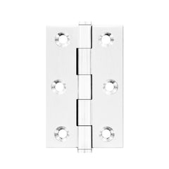 Smiths Architectural Hinge Button Tip Plain Bearing CP 1 Pair 76x51