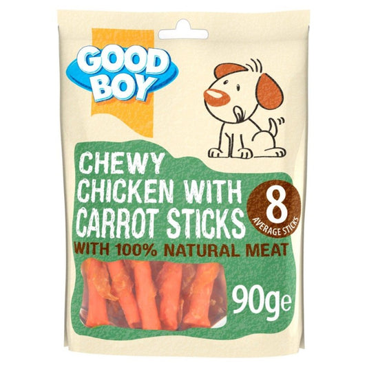 Good Boy Chewy Chicken With Carrot Stick