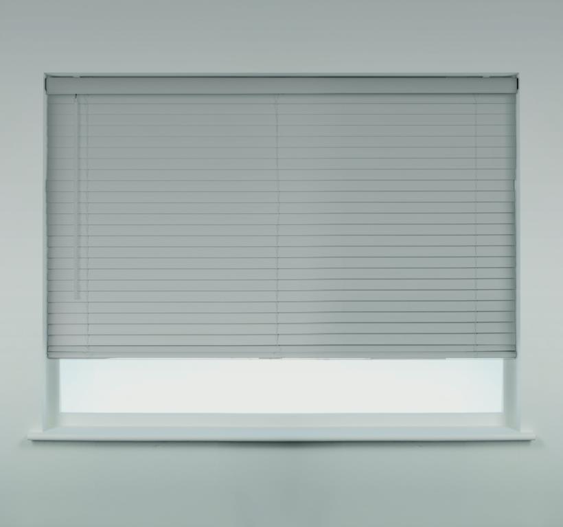 Swish Fauxwood Blind 180cm Light Grey