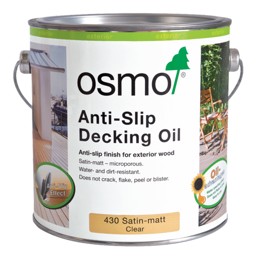 Osmo Anti Slip Decking Oil Topcoat 2.5L Clear