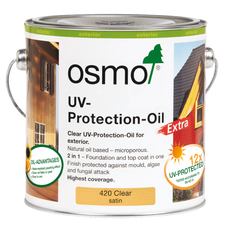 Osmo UV Protection Oil Extra Clear 2.5L Satin