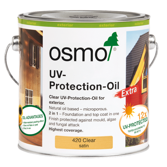 Osmo UV Protection Oil Extra Clear 2.5L Satin