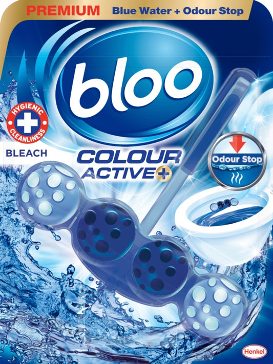 Bloo Colour Active Toilet Rim Block Bleach