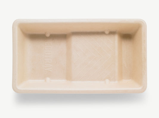 LickTools Eco Bio-Degradable Sugar Cane Paint Tray 4" Pulp