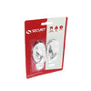 Securit Removable Oval Hook Chrome 70 x 40mm Pack 2