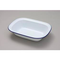 Falcon Pie Dish Oblong Traditional White 20cm x 15cm x 4.5D