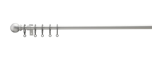 Woodside Extending Pole Ball Finial Silver