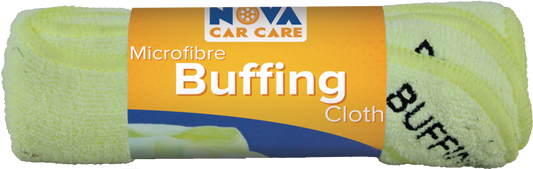 Nova Microfibre Buffing Cloth Twin Pack