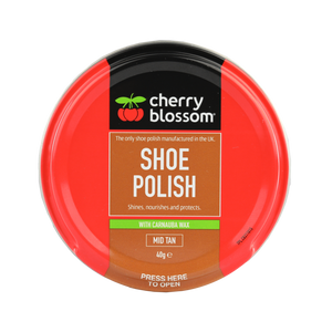 Cherry Blossom Shoe Polish Mid Tan 40g