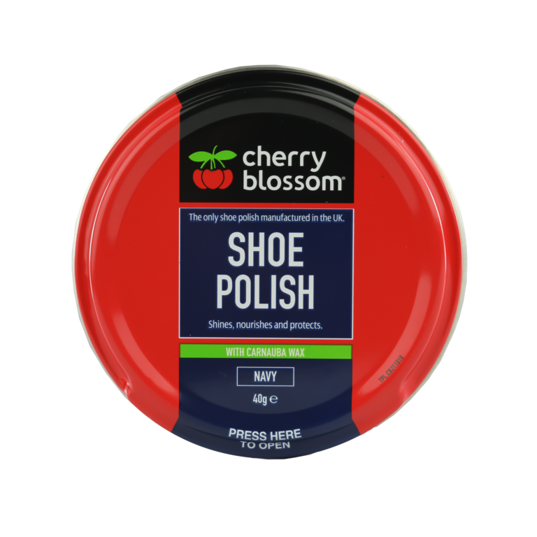 Cherry Blossom Shoe Polish Navy 40g