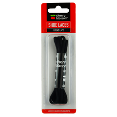 Cherry Blossom Round Laces 60cm Black