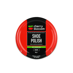 Cherry Blossom Shoe Polish Black 40g