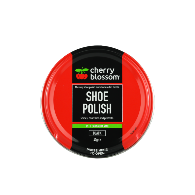 Cherry Blossom Shoe Polish Black 40g
