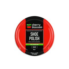 Cherry Blossom Shoe Polish Black 40g
