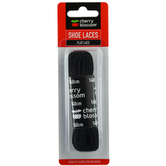 Cherry Blossom Flat Lace Black 140cm