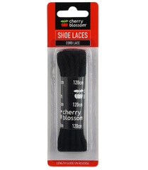 Cherry Blossom Cord Lace Black 120cm