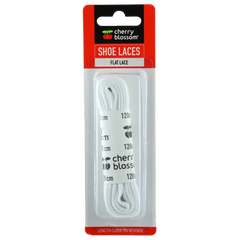 Cherry Blossom Flat Lace White 120cm