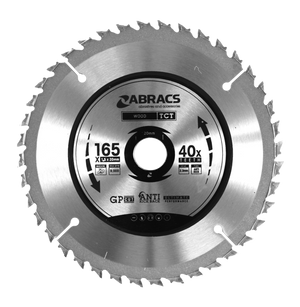 Abracs Circular Saw Blade 165mm x 20mm x 40t