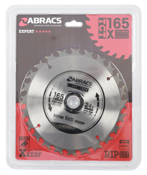 Abracs Circular Saw Blade 165mm x 20mm x 24t