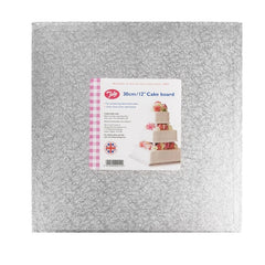 Tala Square Silver Cake Drum 12mm 12inch
