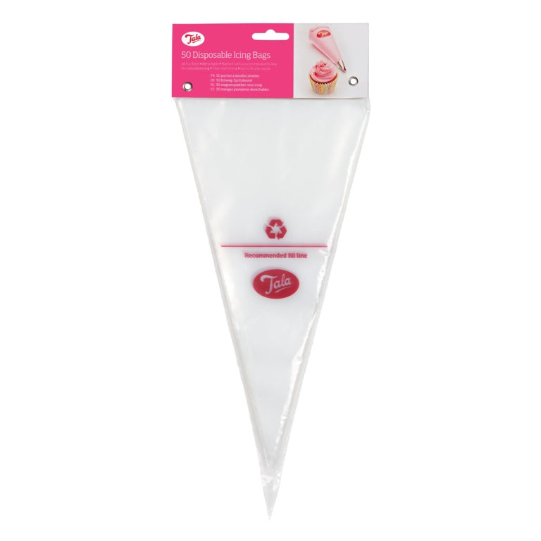 Tala Disposable Recyclable Icing Bags Pack 50