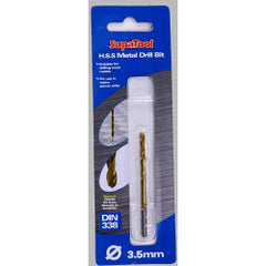 SupaTool Titanium Coated HSS Drill Bits 1.5x40mm