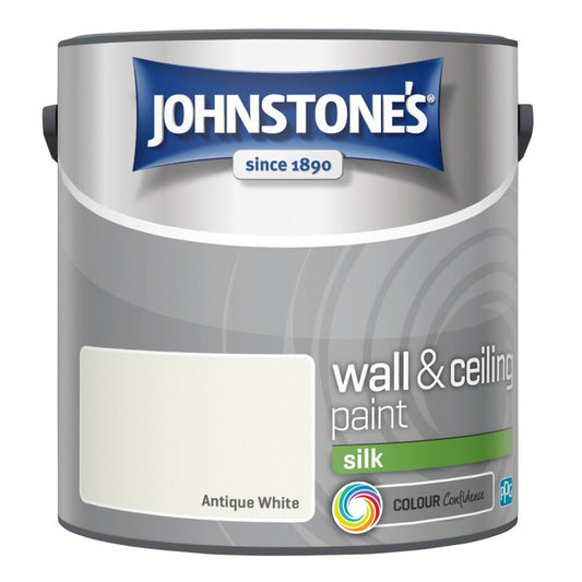 Johnstone's Wall & Ceiling Silk 2.5L Antique White