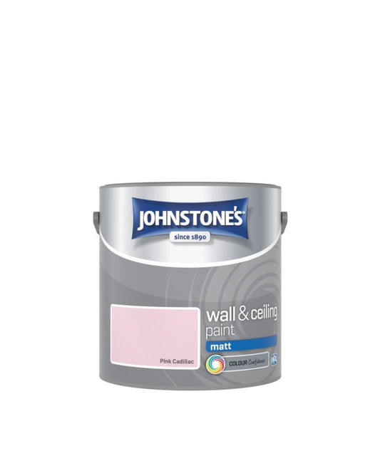 Johnstone's Wall & Ceiling Matt 2.5L Pink Cadillac