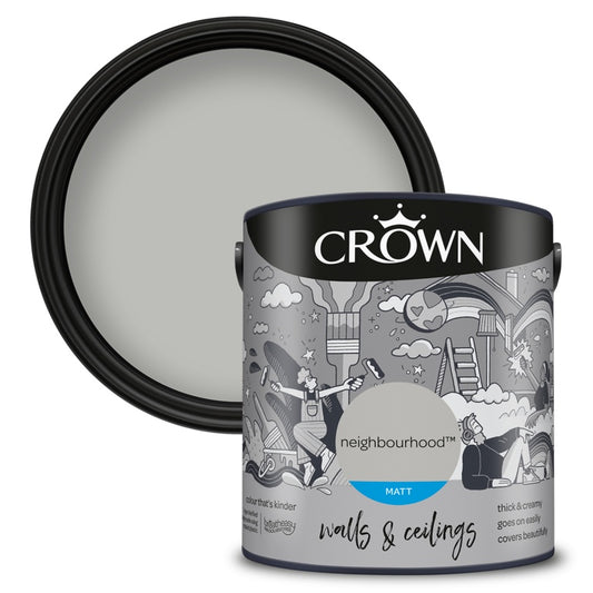 Crown Walls & Ceilings Matt 2.5L Linen Blend